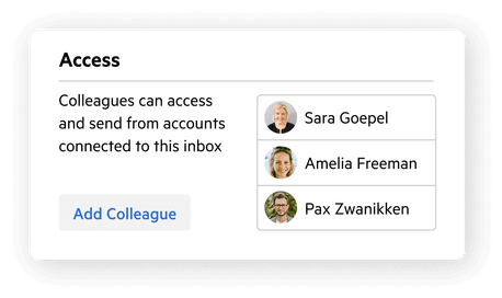 User interface depicting sharing settings for a team in Karbon.